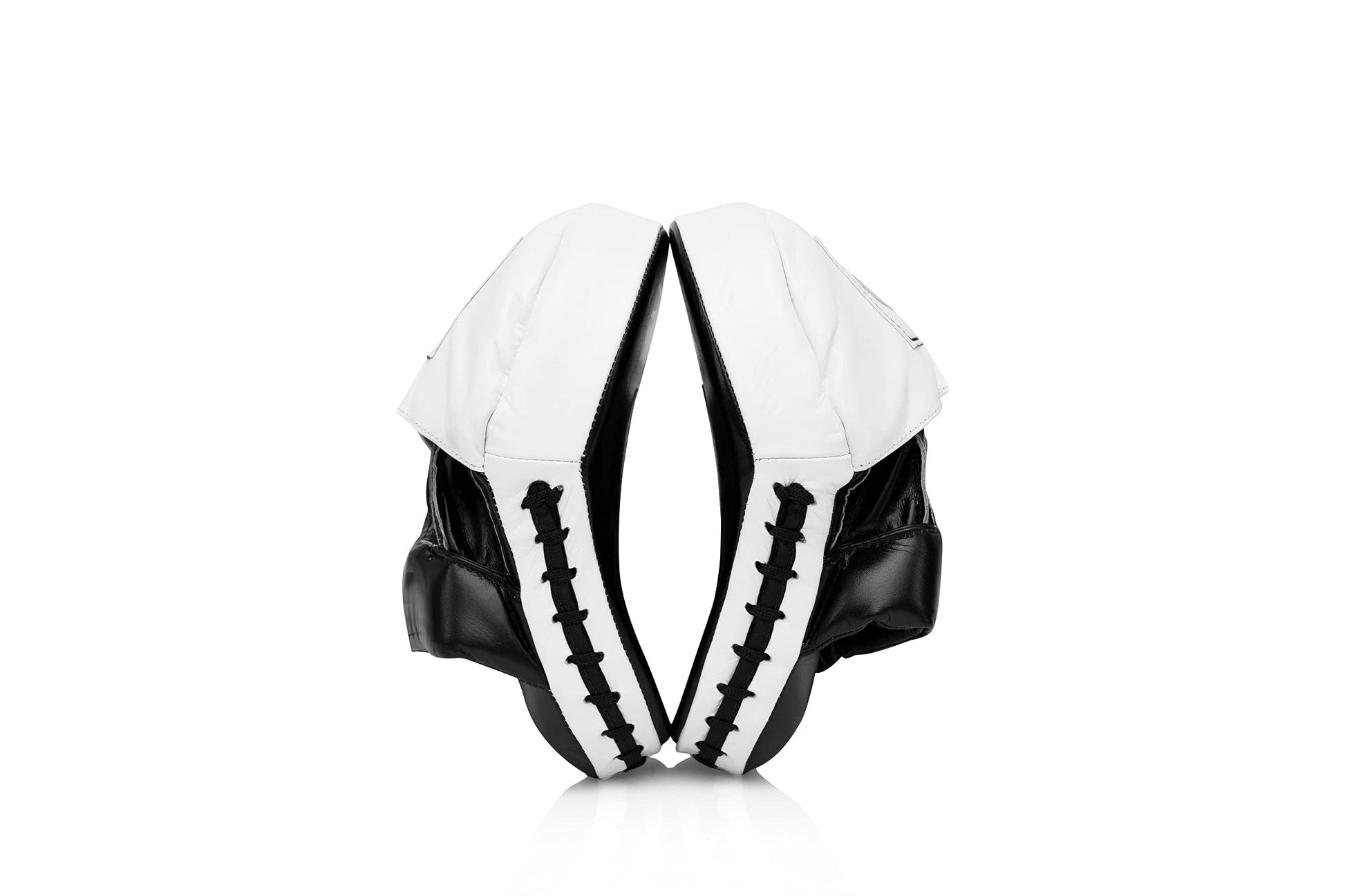 Fairtex FMV9 Contoured Focus Mitts |Striking Accuracy & Protection for Boxing, Muay Thai, Kickboxing |Ergonomic Design, Soft Padding, Secure Fit Leather The Champ Gear