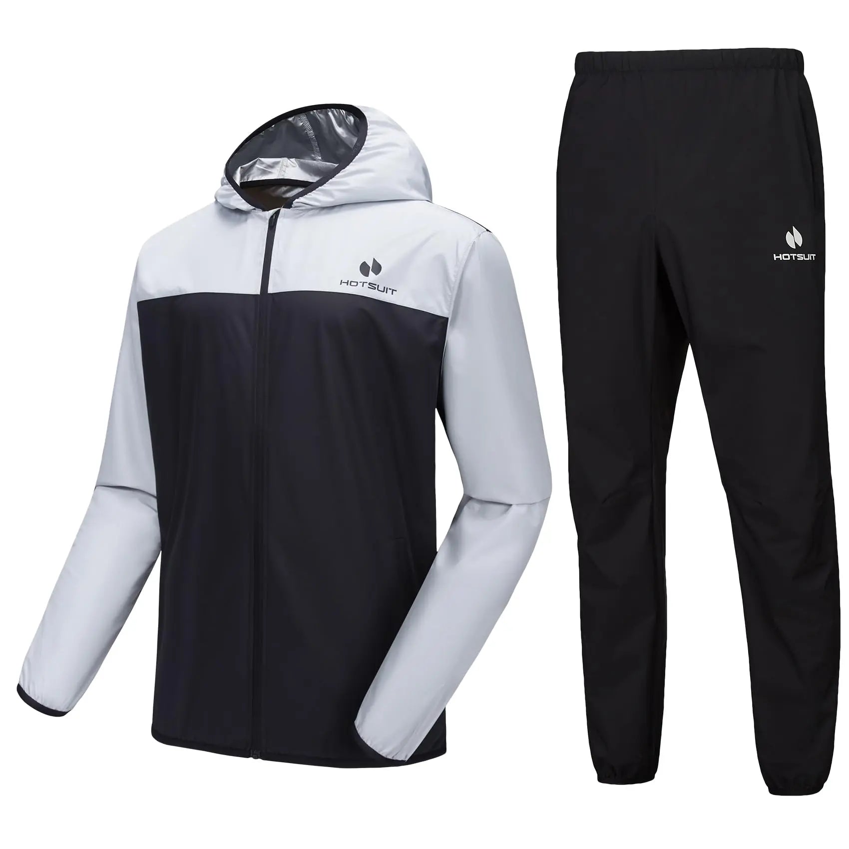 HOTSUIT Men's Sauna Suit - Full Body Sweat Jacket & Pants - The Champ Gear