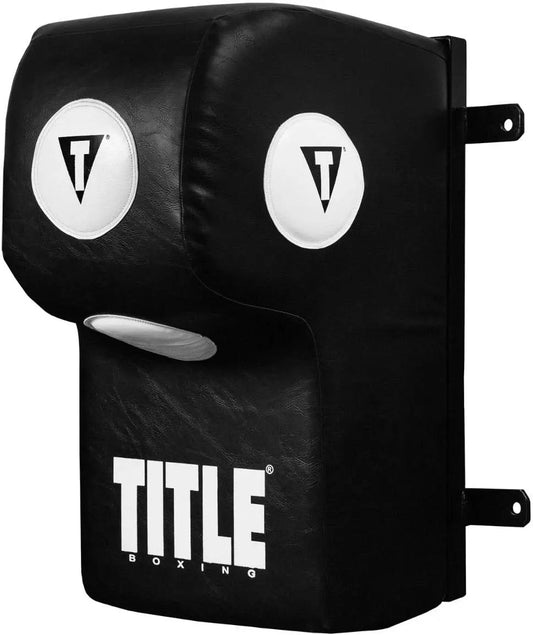 TITLE Boxing Wall Mount Menace Training Bag - Uppercut Bag, Specialty Punching Bag, Angle Punching Bag, Punching Bag, Heavy Bag, Hanging Punching Bag for Adults The Champ Gear
