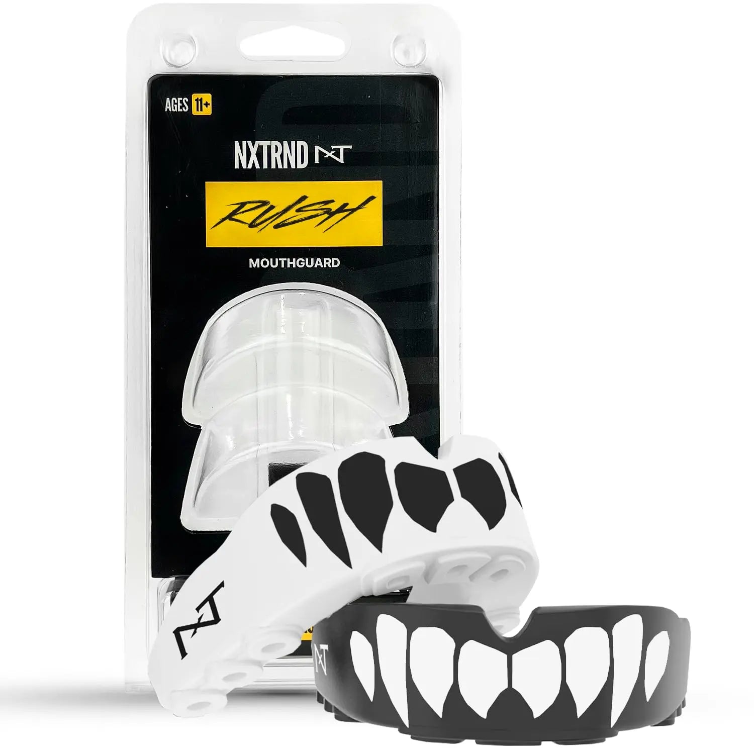 2 Pack Nxtrnd Rush Mouth Guard for Boxing and Other Sports (Neon Yellow) The Champ Gear