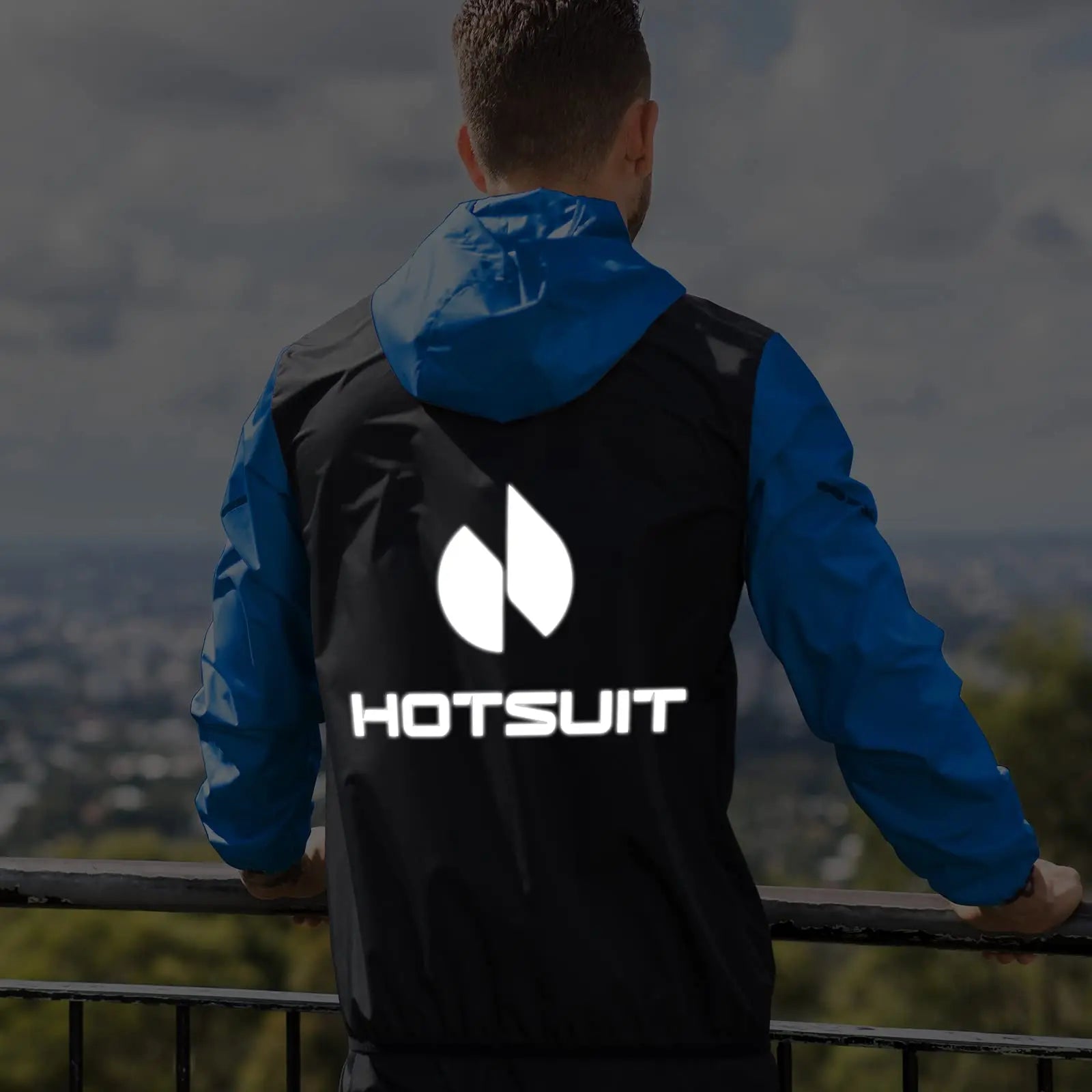 HOTSUIT Men's Sauna Suit - Full Body Sweat Jacket & Pants - The Champ Gear