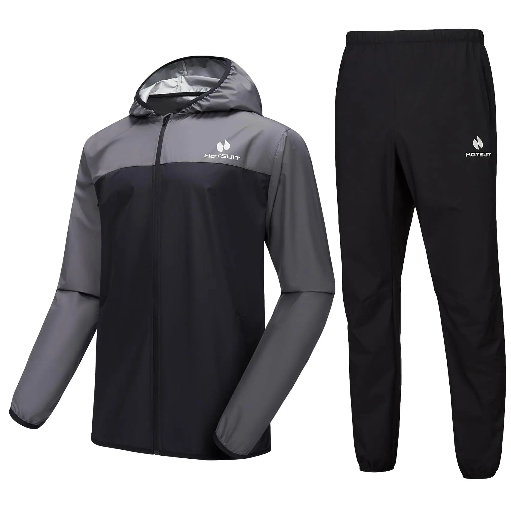 HOTSUIT Men's Sauna Suit - Full Body Sweat Jacket & Pants - The Champ Gear