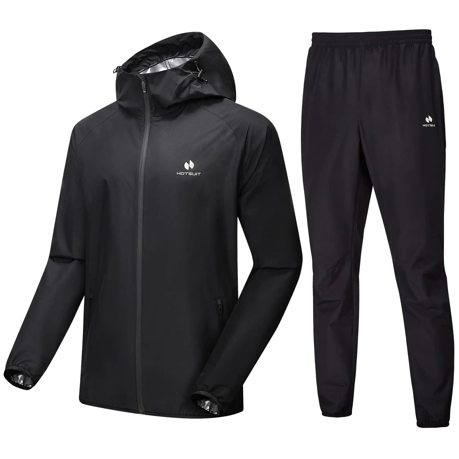 HOTSUIT Sauna Suit for Men Weight Loss Sweat Suit Boxing Exercise Sweat Sauna Jacket Pants - The Champ Gear