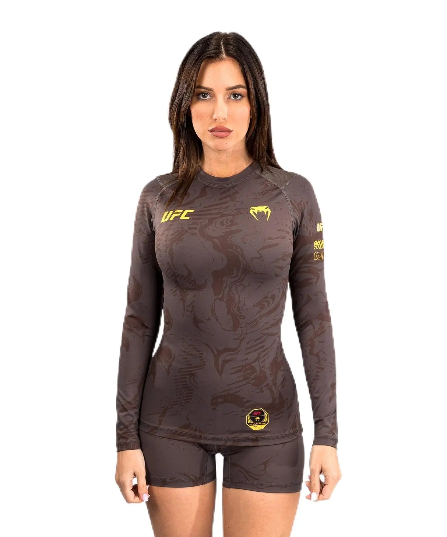 Venum UFC Fusion Fight Week Women's Performance Long Sleeve Rashguard The Champ Gear