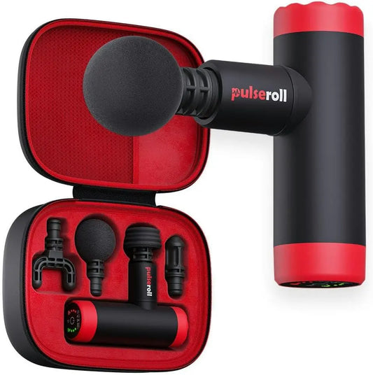 4 Speed Percussion Mini Massage Therapy Fitness Gun + Carry Case The Champ Gear
