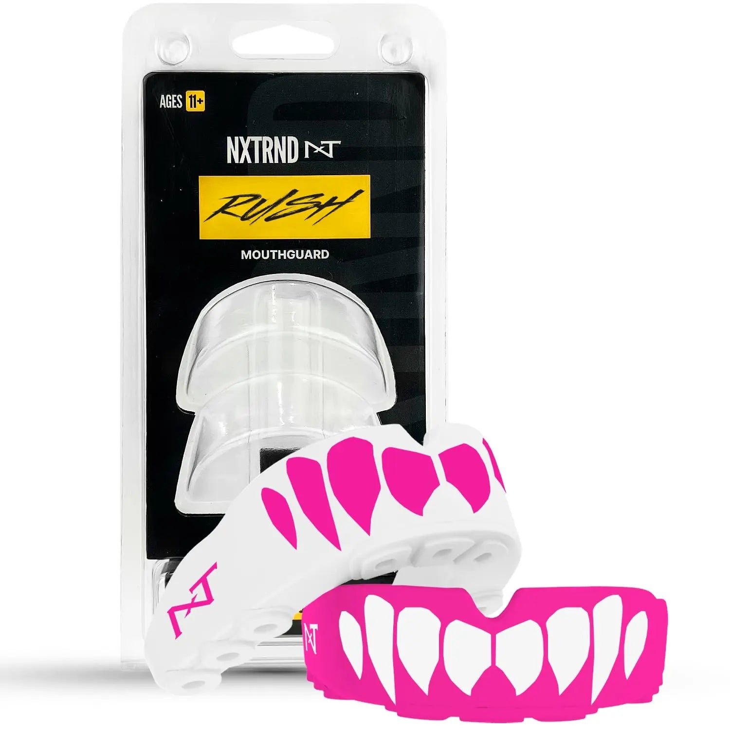 2 Pack Nxtrnd Rush Mouth Guard for Boxing and Other Sports (Neon Yellow) The Champ Gear