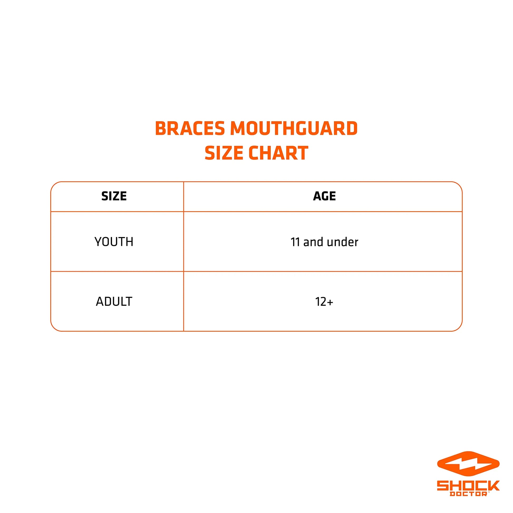 Shock Doctor Mouth Guard for Braces for Sports, Orthodontic Mouth Guard for Braces, Upper & Lower Mouthguard, Mouth Guard for Lacrosse, Hockey, Baseball, Football, Braces Mouth Guard The Champ Gear