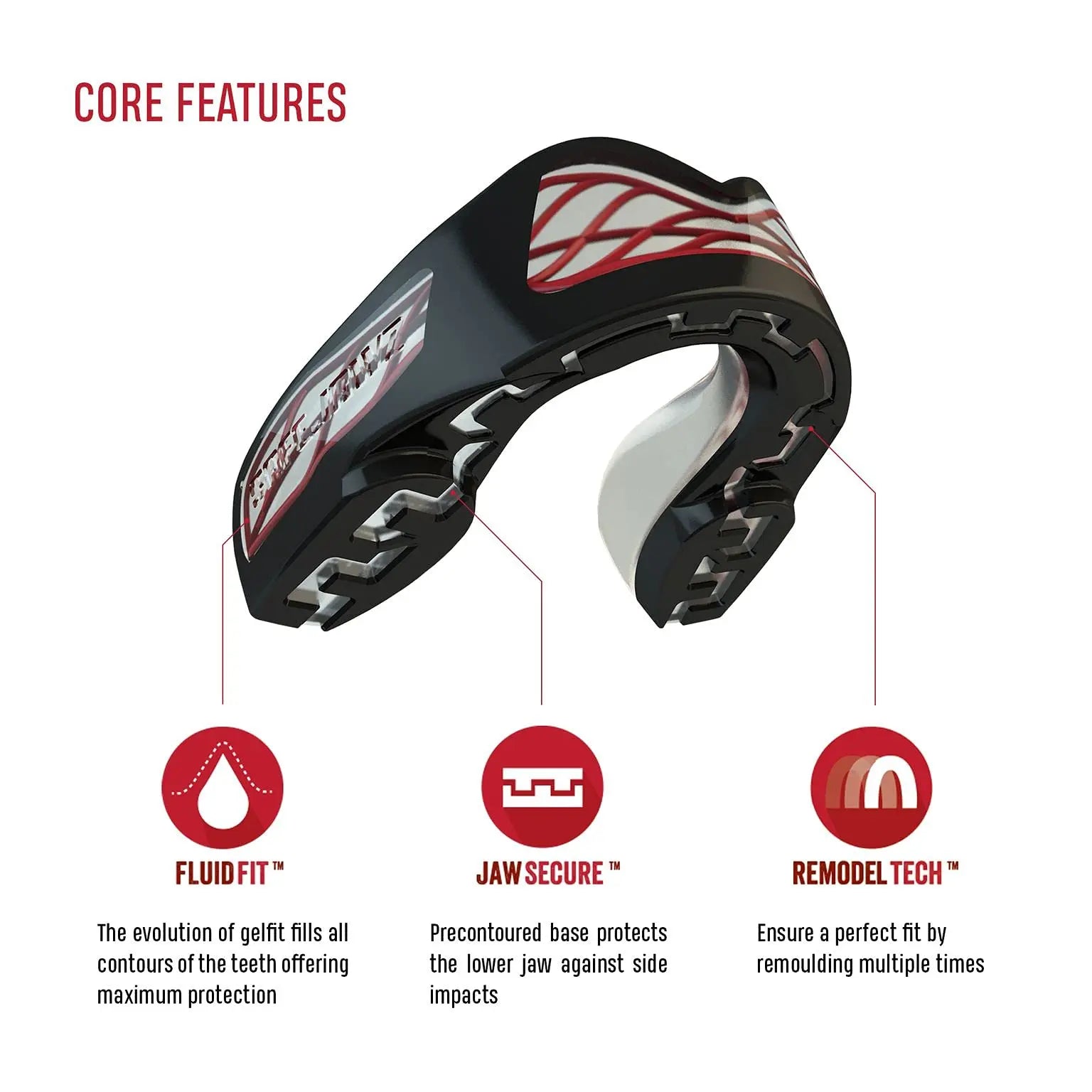 SafeJawz Sports Mouthguard The Champ Gear