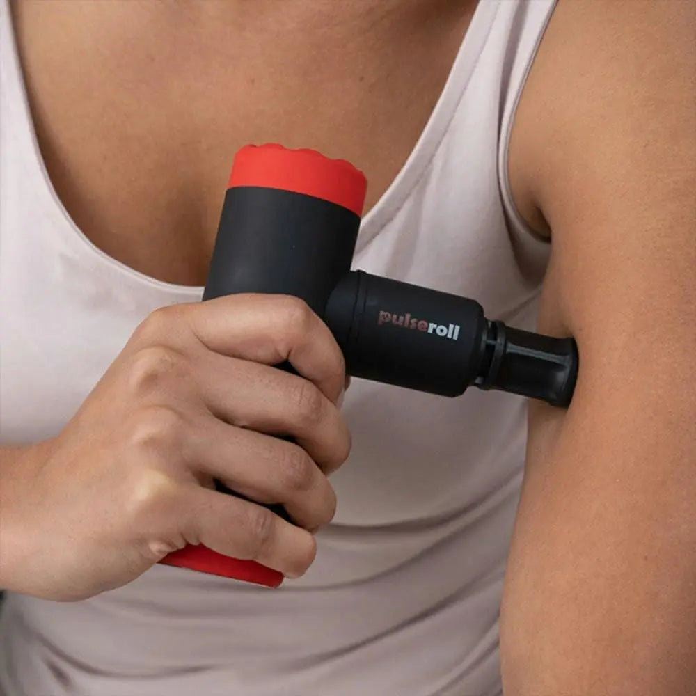 4 Speed Percussion Mini Massage Therapy Fitness Gun + Carry Case The Champ Gear
