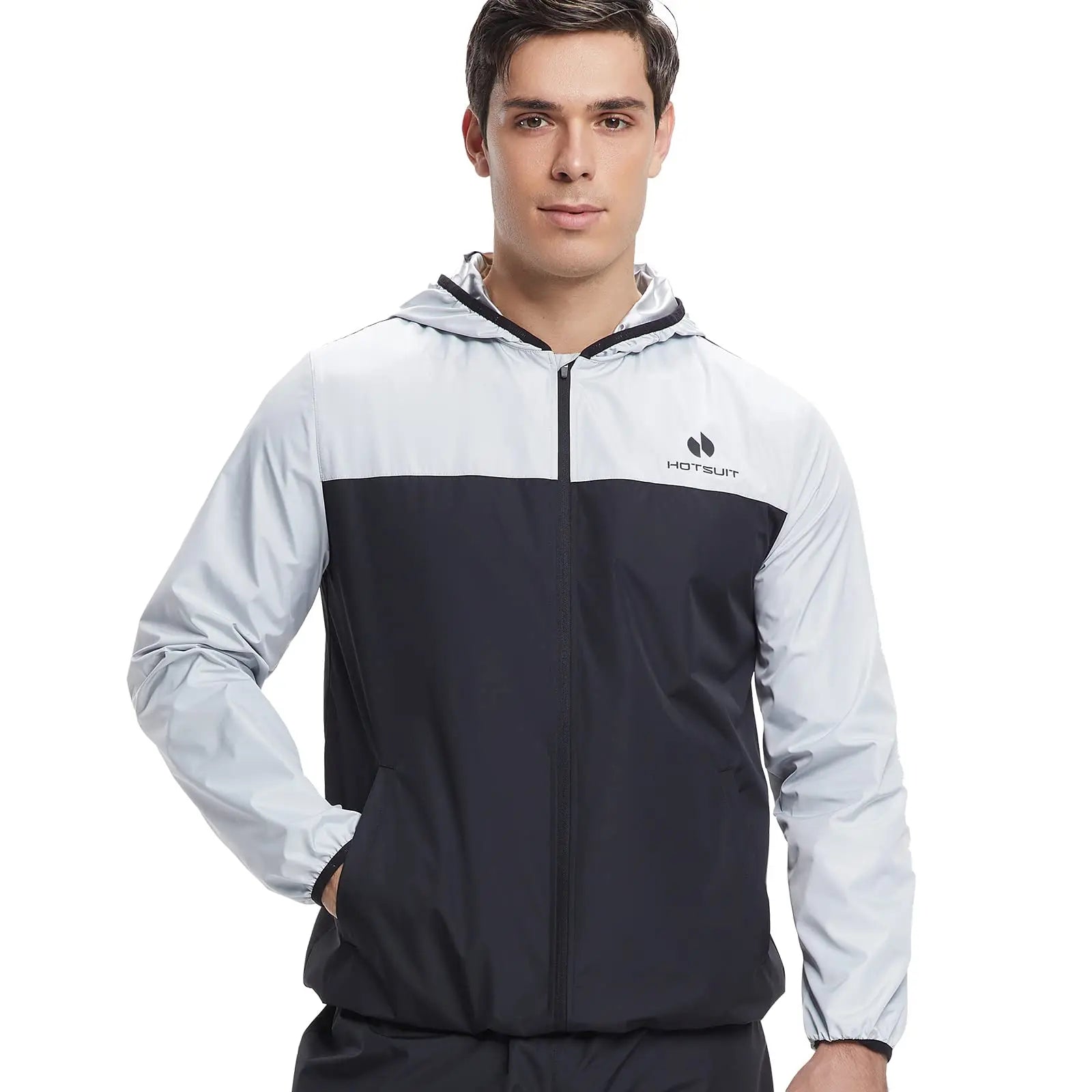 HOTSUIT Men's Sauna Suit - Full Body Sweat Jacket & Pants - The Champ Gear