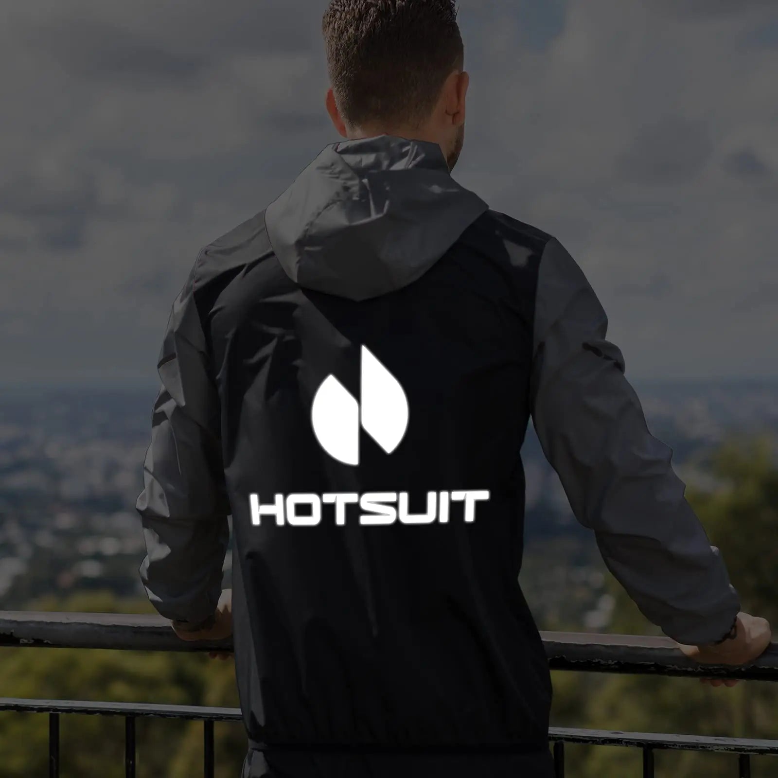 HOTSUIT Men's Sauna Suit - Full Body Sweat Jacket & Pants - The Champ Gear