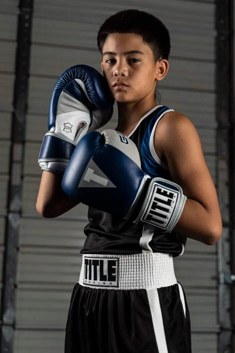 Title Boxing Gel World V2T Bag Gloves, Navy/Grey/White, Large The Champ Gear