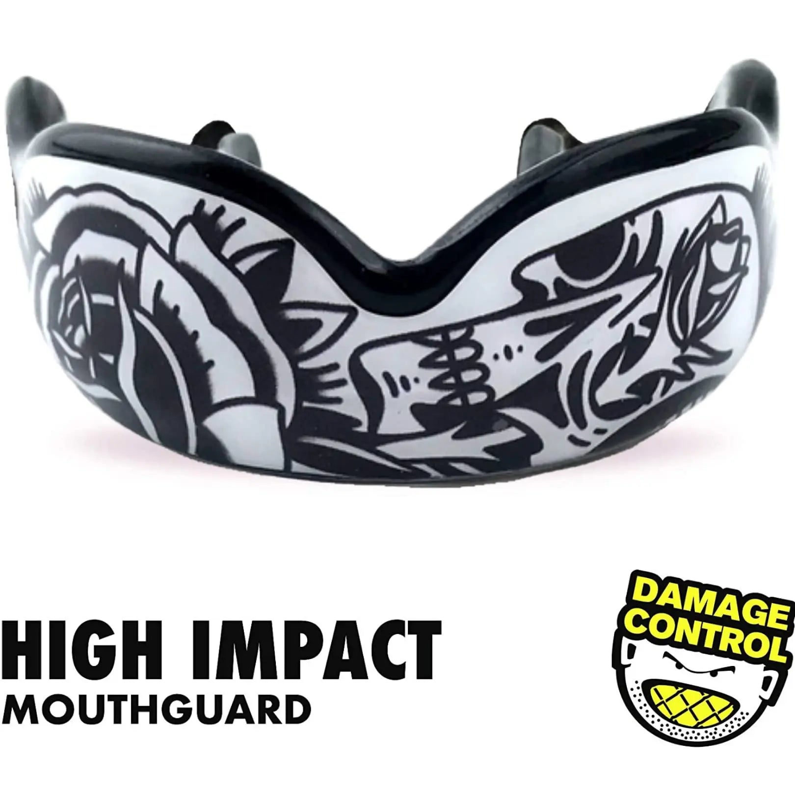 DAMAGE CONTROL High Impact Mouth Guard, Mouthguards for Sports, Boxing, Roller Derby, Hockey, Lacrosse Mouth Guard, Mouth Guards with Ultra Fit and Protection Against Shock The Champ Gear