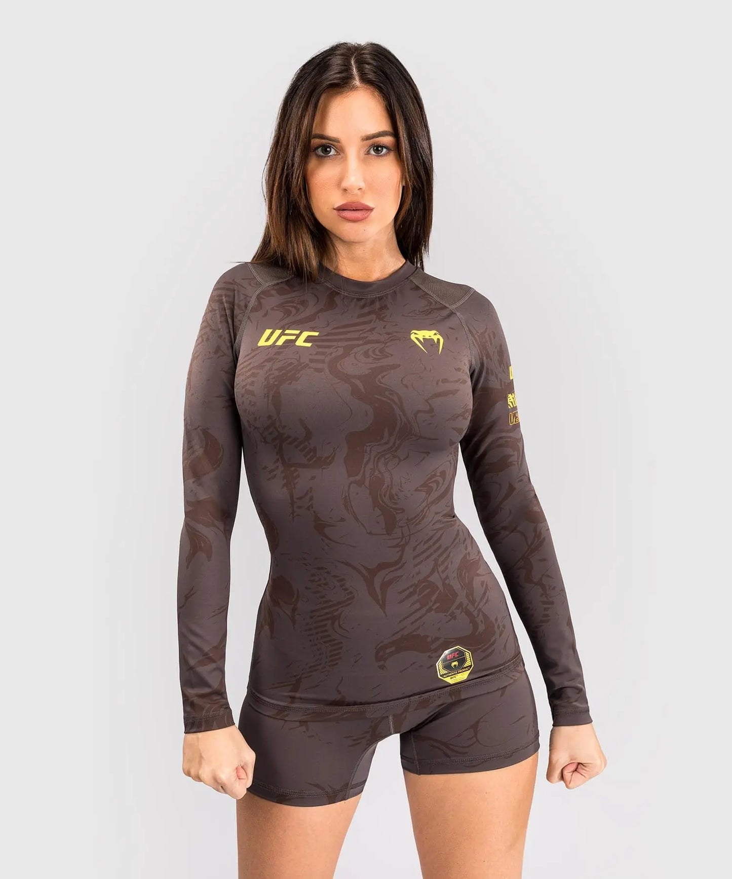 Venum UFC Fusion Fight Week Women's Performance Long Sleeve Rashguard The Champ Gear
