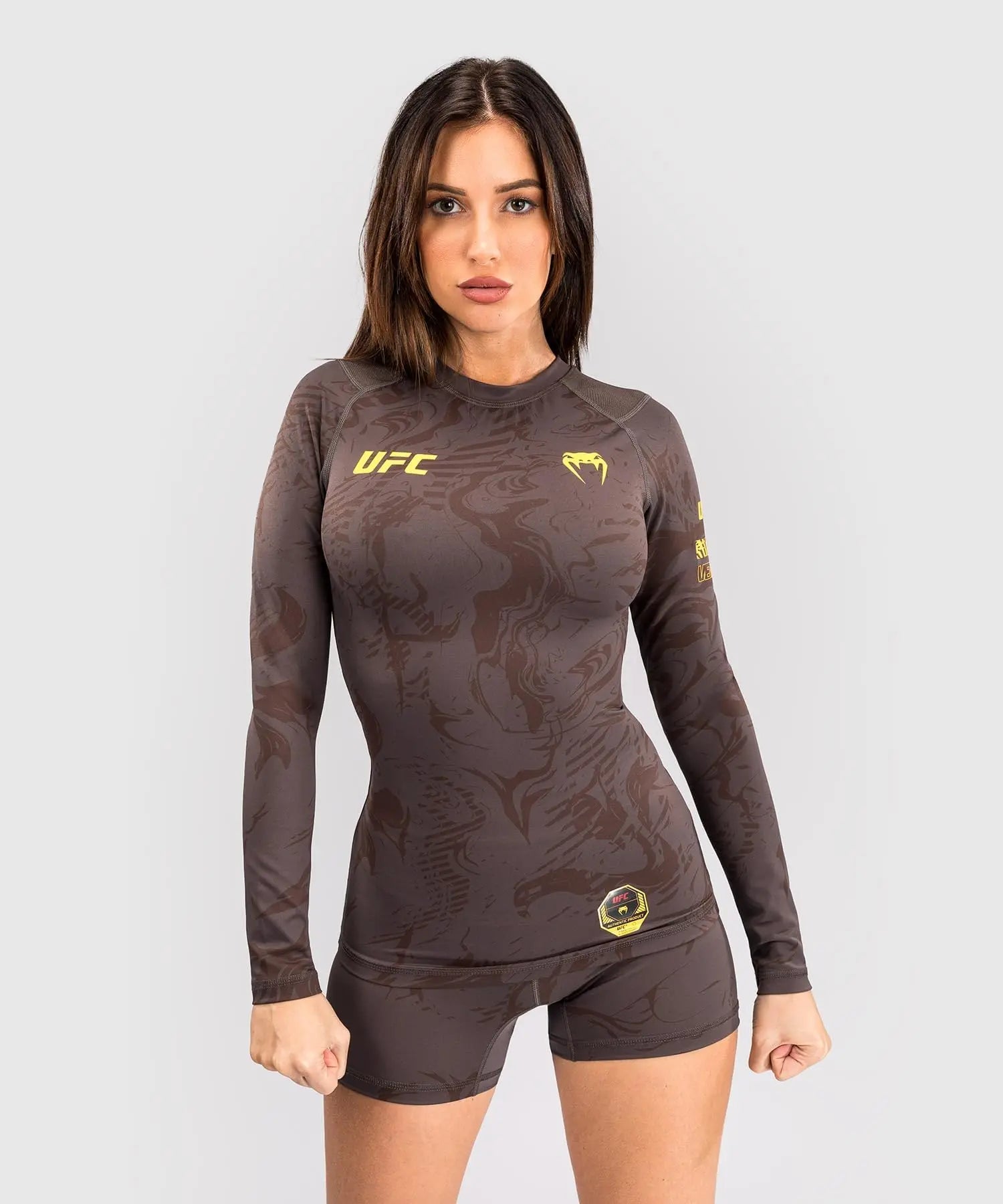 Venum UFC Fusion Fight Week Women's Performance Long Sleeve Rashguard The Champ Gear