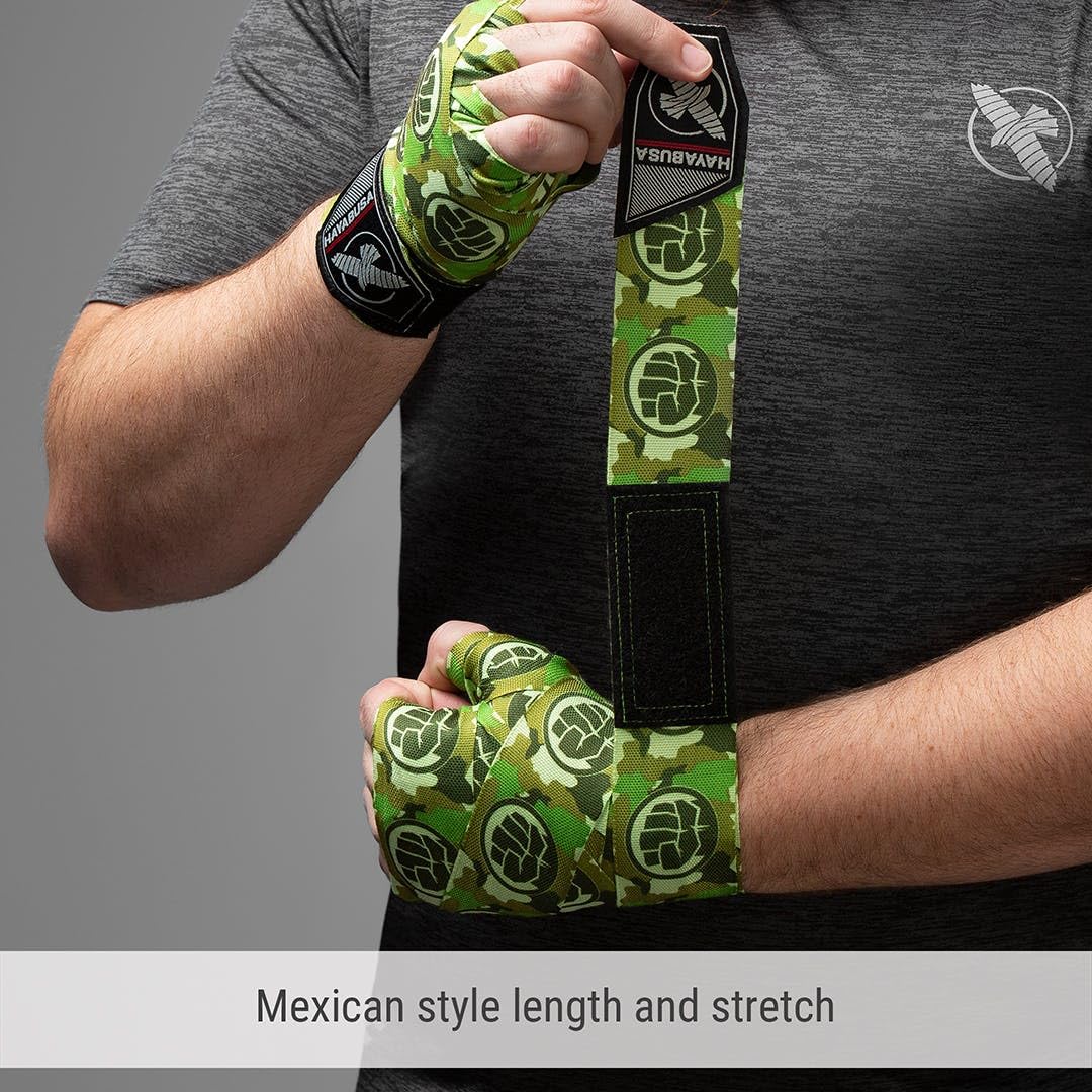 Hayabusa Marvel Hero Elite Mexican Style Boxing Hand Wraps for Men & Women The Champ Gear