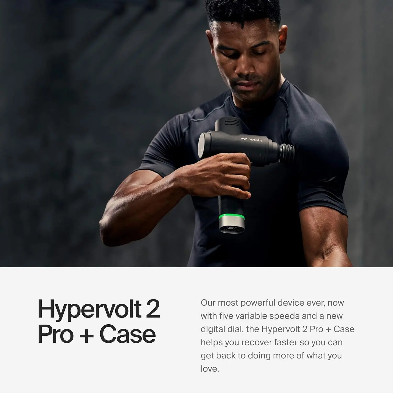 Hypervolt 2 Pro - Featuring Quiet Glide Technology - Handheld Percussion Massage Gun | 5 Speeds, 5 Interchangeable Heads | Helps Relieve Sore Muscles and Stiffness (Hypervolt 2 Pro w/ Carrying Case) The Champ Gear
