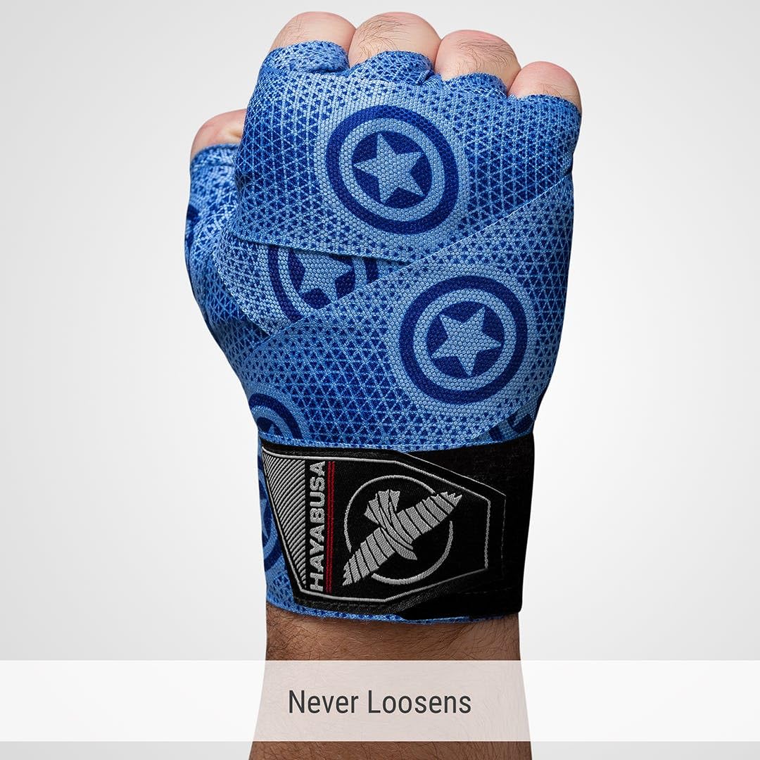 Hayabusa Marvel Hero Elite Mexican Style Boxing Hand Wraps for Men & Women The Champ Gear