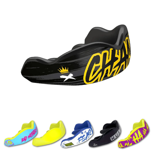 DAMAGE CONTROL High Impact Mouth Guard, Mouthguards for Sports, Boxing, Roller Derby, Hockey, Lacrosse Mouth Guard, Mouth Guards with Ultra Fit and Protection Against Shock The Champ Gear