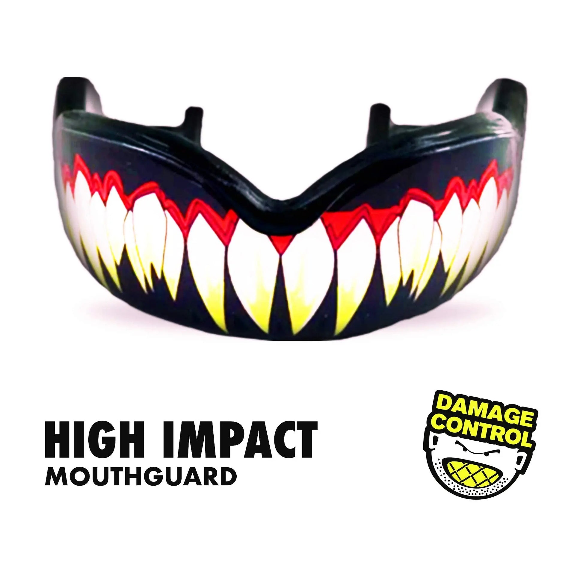 DAMAGE CONTROL High Impact Mouth Guard, Mouthguards for Sports, Boxing, Roller Derby, Hockey, Lacrosse Mouth Guard, Mouth Guards with Ultra Fit and Protection Against Shock The Champ Gear
