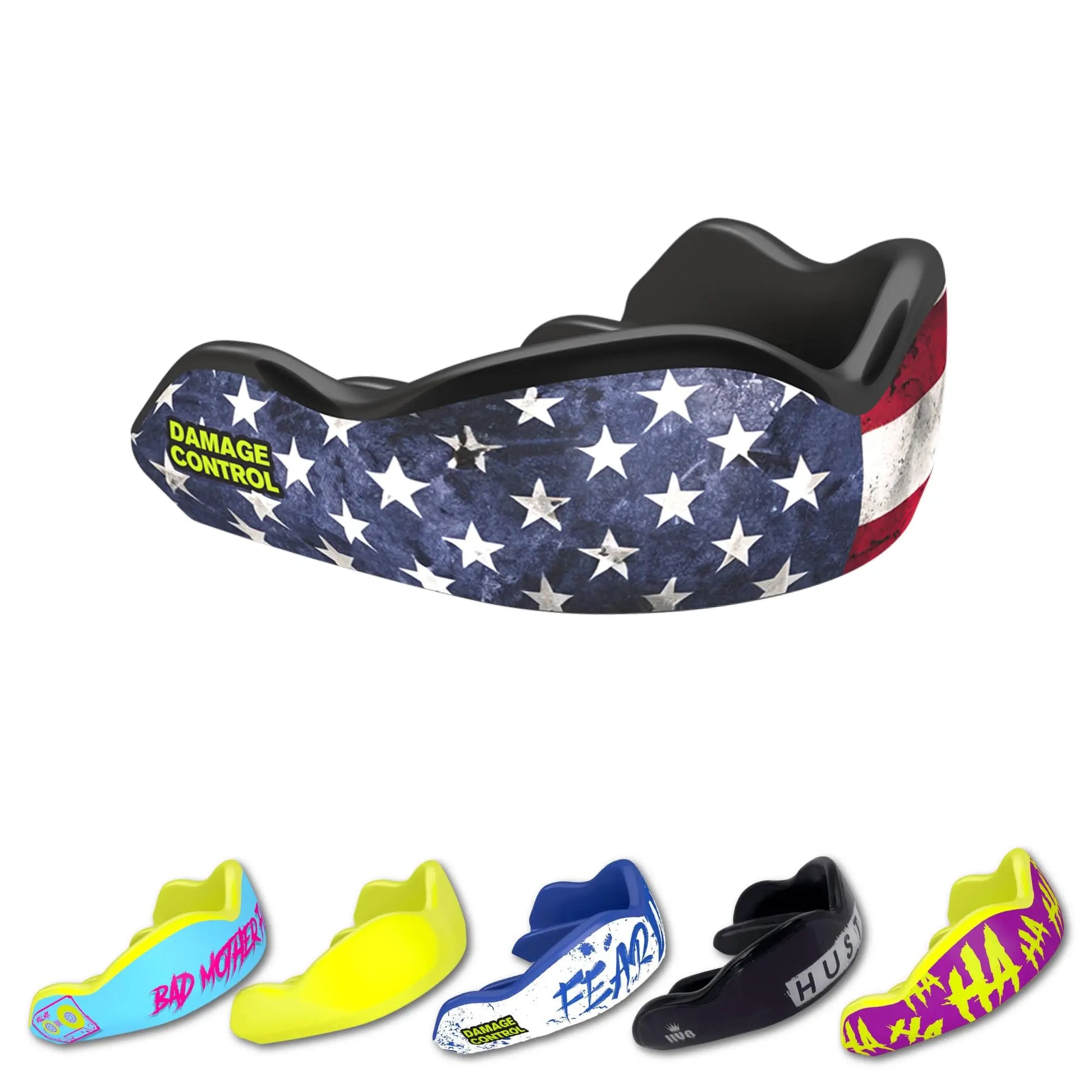 DAMAGE CONTROL High Impact Mouth Guard, Mouthguards for Sports, Boxing, Roller Derby, Hockey, Lacrosse Mouth Guard, Mouth Guards with Ultra Fit and Protection Against Shock The Champ Gear