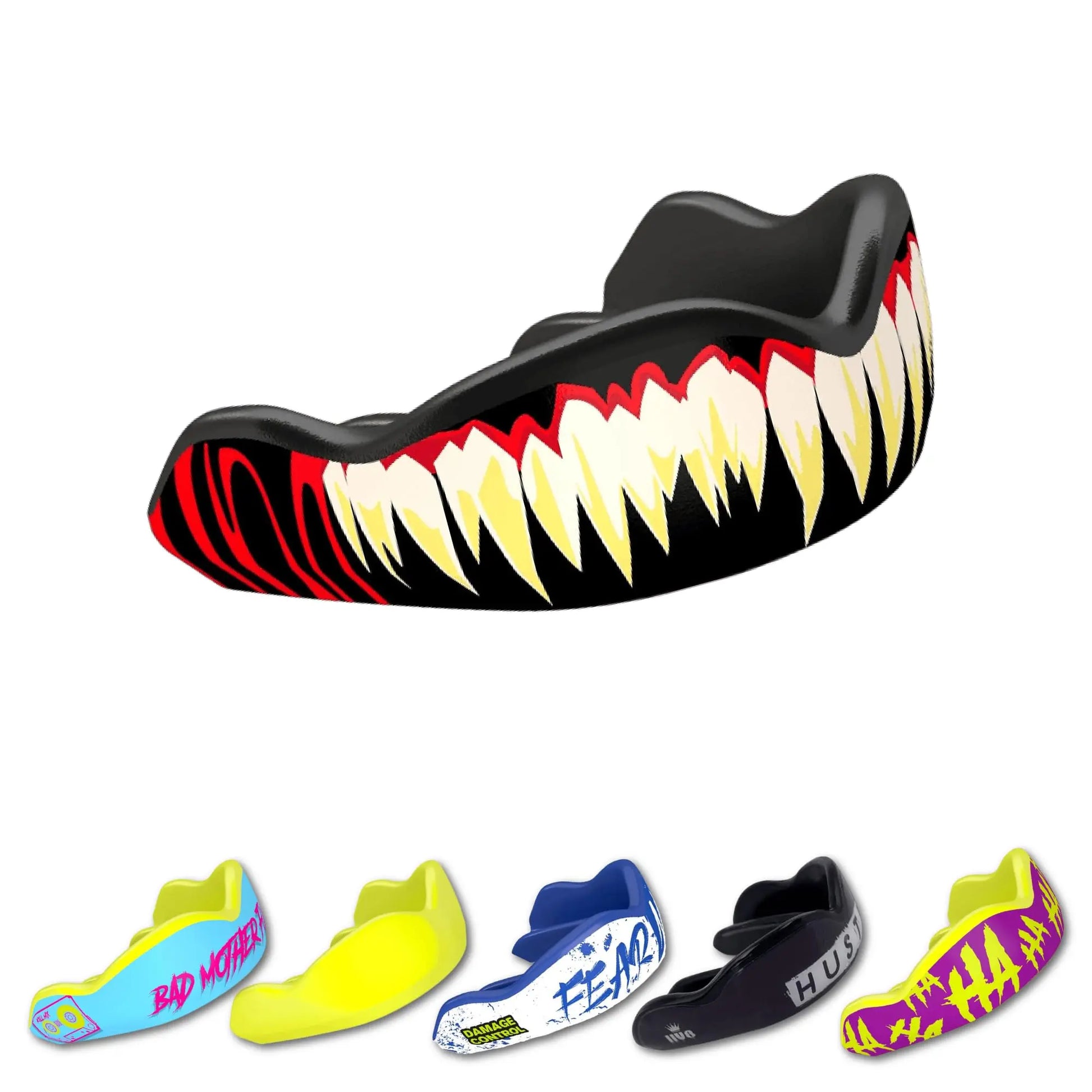 DAMAGE CONTROL High Impact Mouth Guard, Mouthguards for Sports, Boxing, Roller Derby, Hockey, Lacrosse Mouth Guard, Mouth Guards with Ultra Fit and Protection Against Shock The Champ Gear