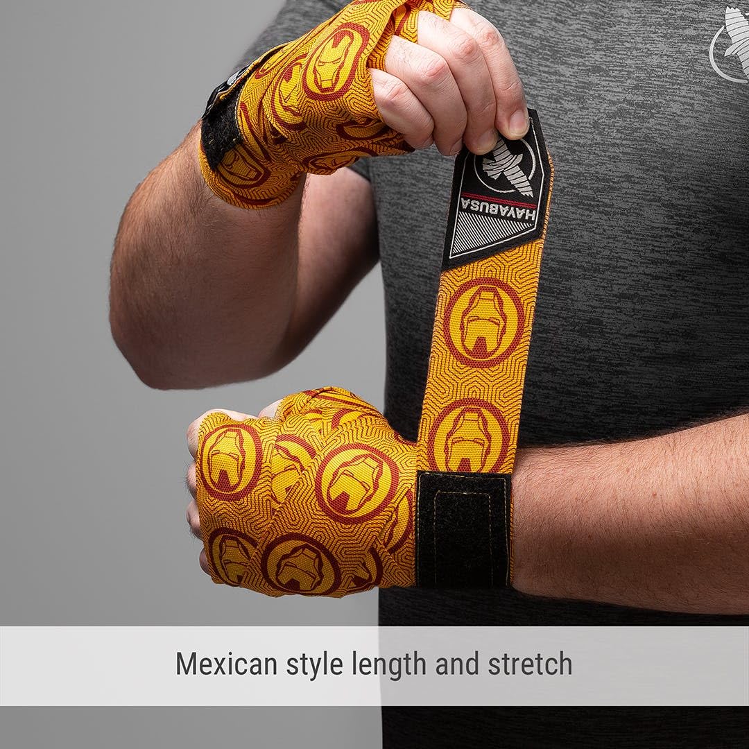 Hayabusa Marvel Hero Elite Mexican Style Boxing Hand Wraps for Men & Women The Champ Gear