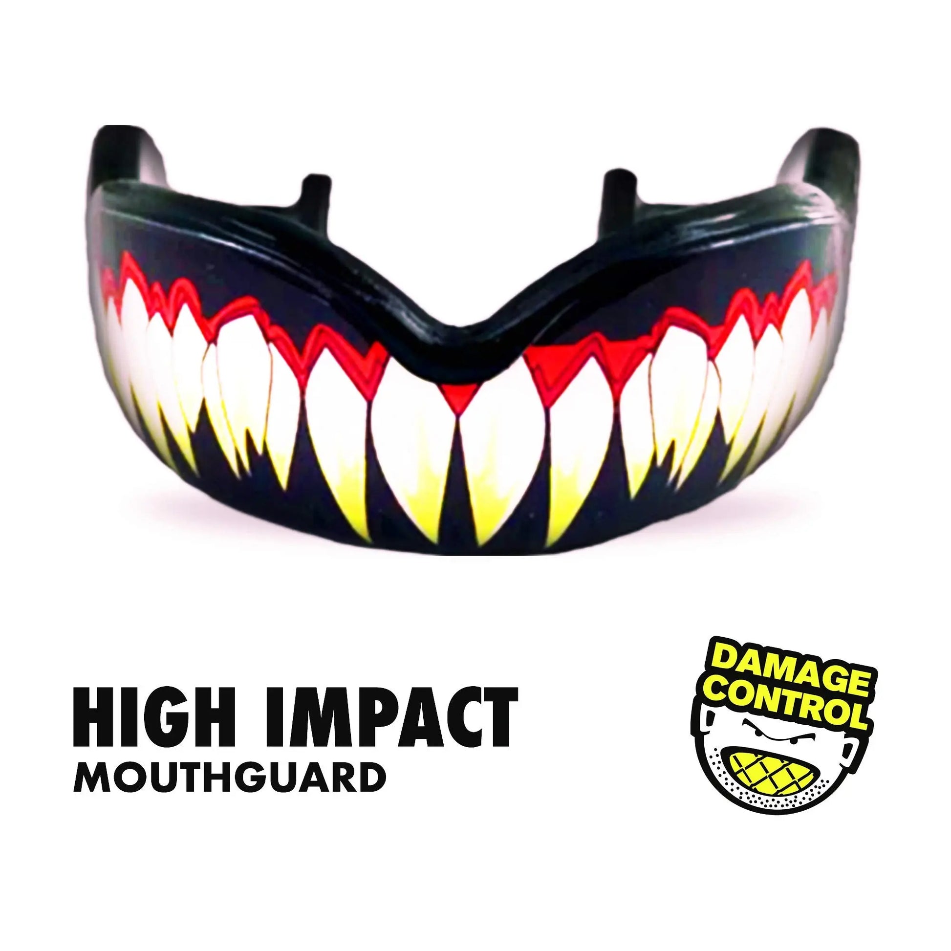 DAMAGE CONTROL High Impact Mouth Guard, Mouthguards for Sports, Boxing, Roller Derby, Hockey, Lacrosse Mouth Guard, Mouth Guards with Ultra Fit and Protection Against Shock The Champ Gear