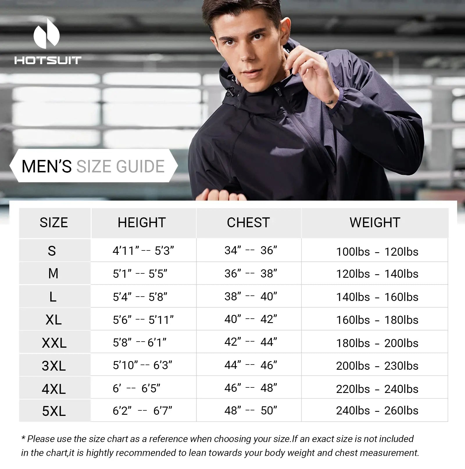 HOTSUIT Sauna Suit for Men Weight Loss Sweat Suit Boxing Exercise Sweat Sauna Jacket Pants - The Champ Gear