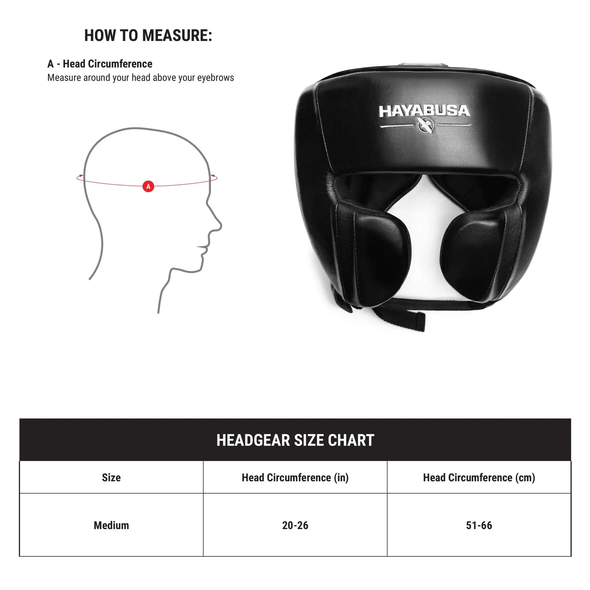 Hayabusa Pro Traditional Leather Boxing Headgear Adjustable - Black The Champ Gear