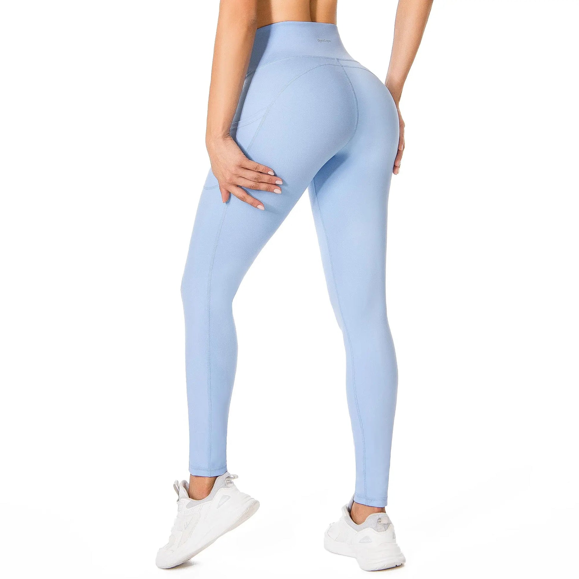 GymCope Leggings for Women with Tummy Control, 3 Pockets Yoga Pants, Non-See-Through Fabric for Yoga, Running, Gym The Champ Gear