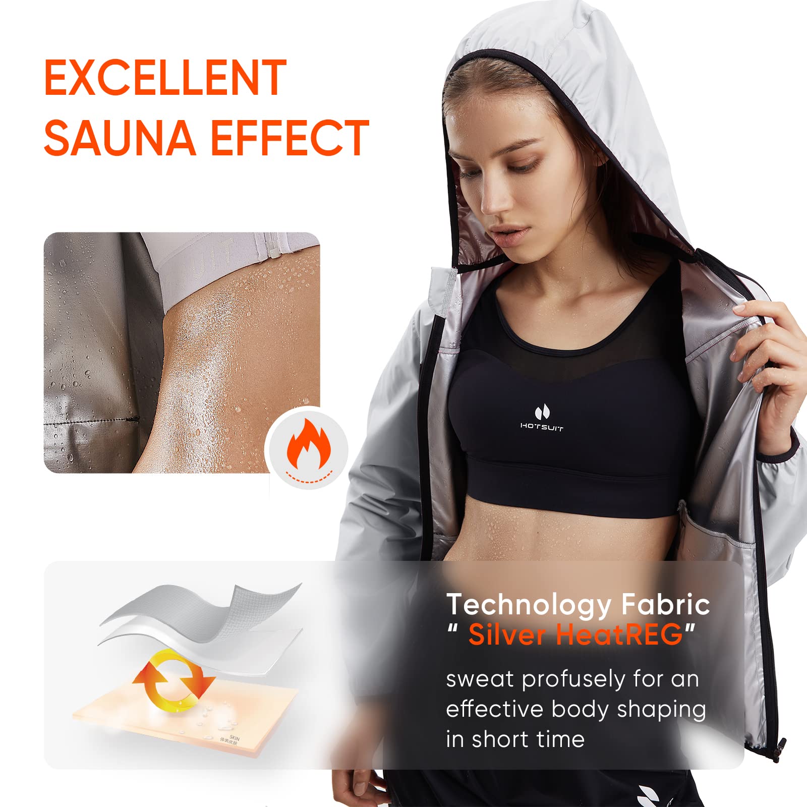 HOTSUIT Sauna Suit for Women The Champ Gear