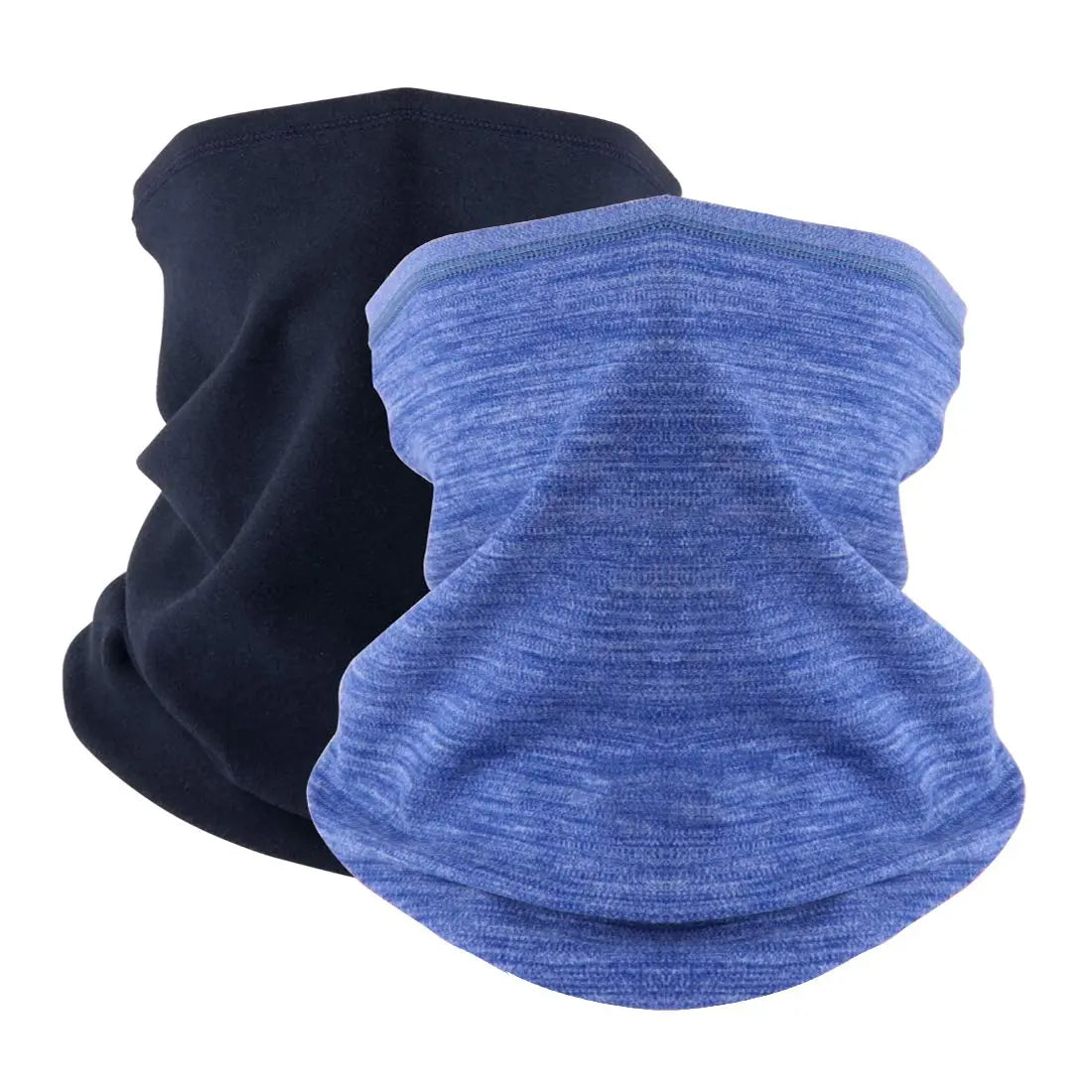 KGC 2 Pack Winter Neck Warmer Gaiter,Soft Fleece Windproof Face Cover Mask Scarf Bandana for Men & Women Outdoor Sports The Champ Gear
