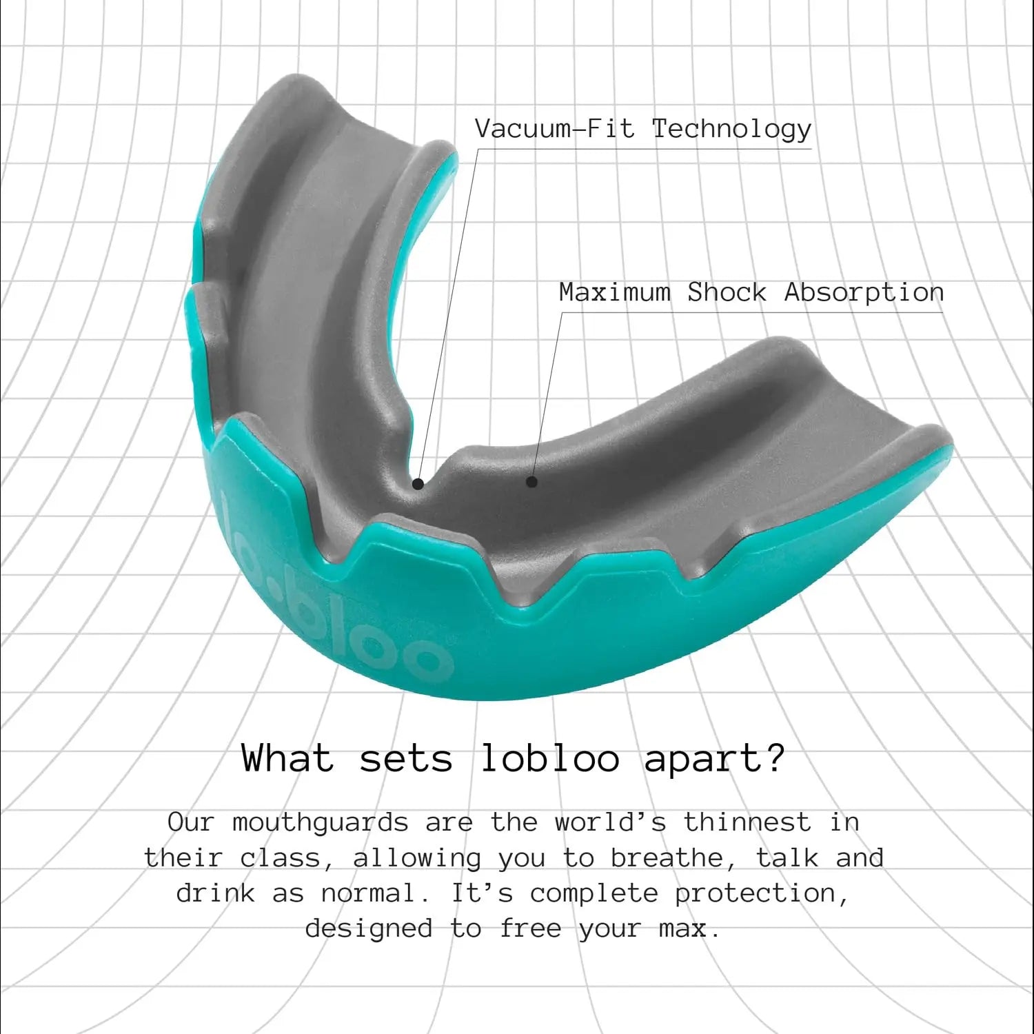 lobloo- Dual Density Mouthguard The Champ Gear