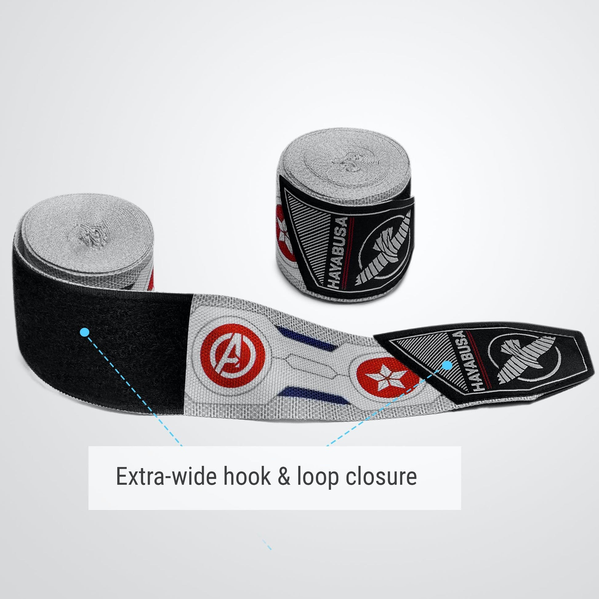 Hayabusa Marvel Hero Elite Mexican Style Boxing Hand Wraps for Men & Women The Champ Gear
