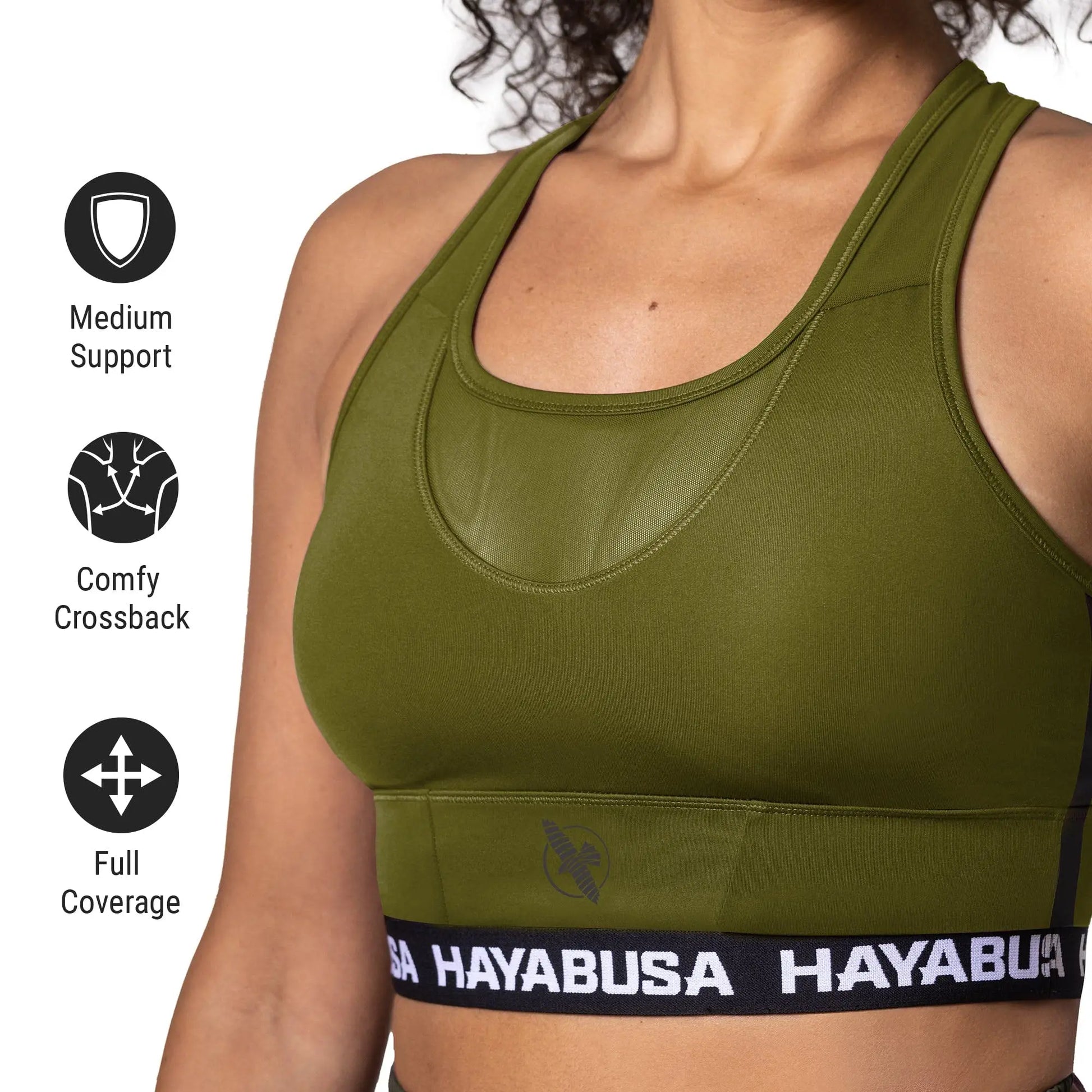 Hayabusa Women's Crossback Sports Bra The Champ Gear