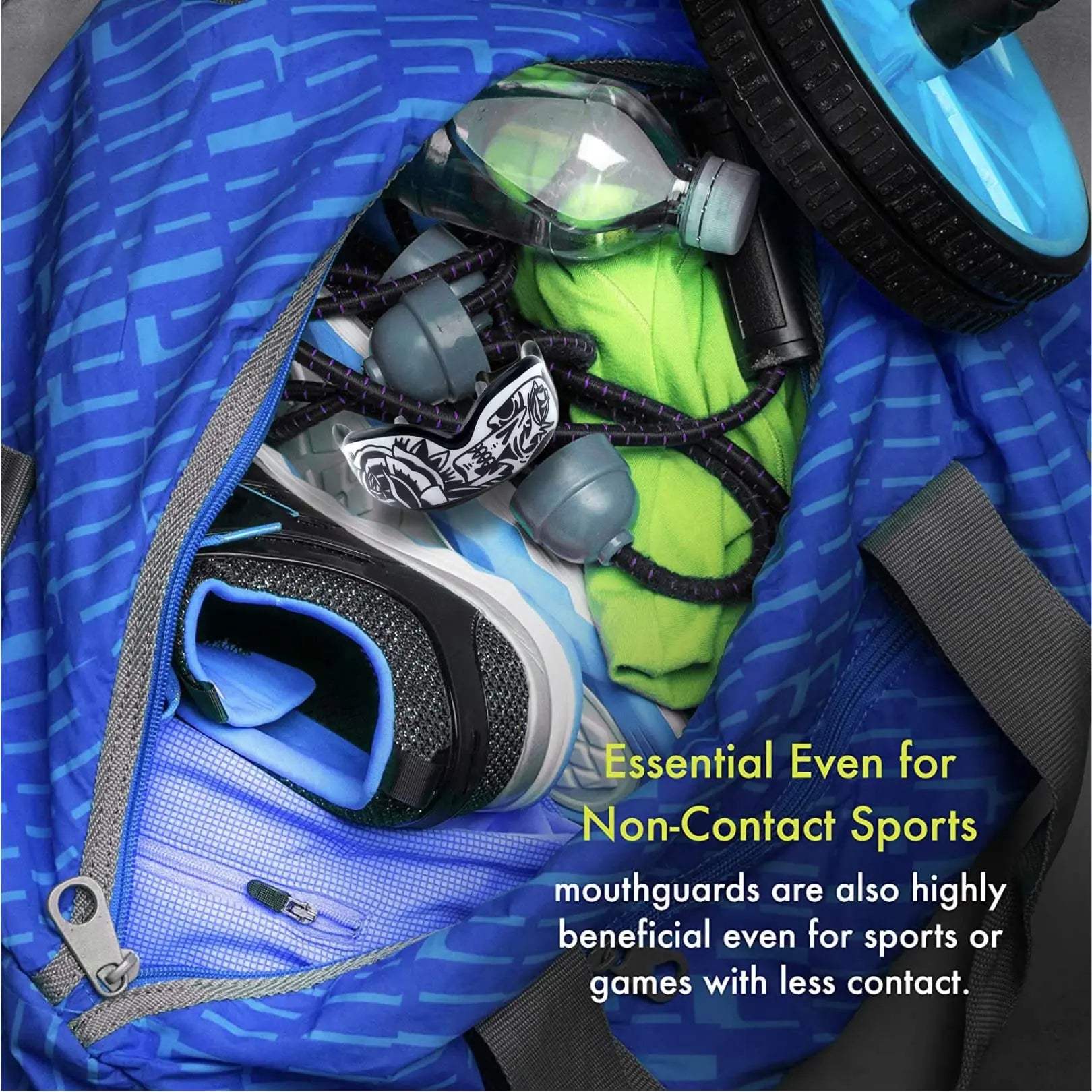 DAMAGE CONTROL High Impact Mouth Guard, Mouthguards for Sports, Boxing, Roller Derby, Hockey, Lacrosse Mouth Guard, Mouth Guards with Ultra Fit and Protection Against Shock The Champ Gear