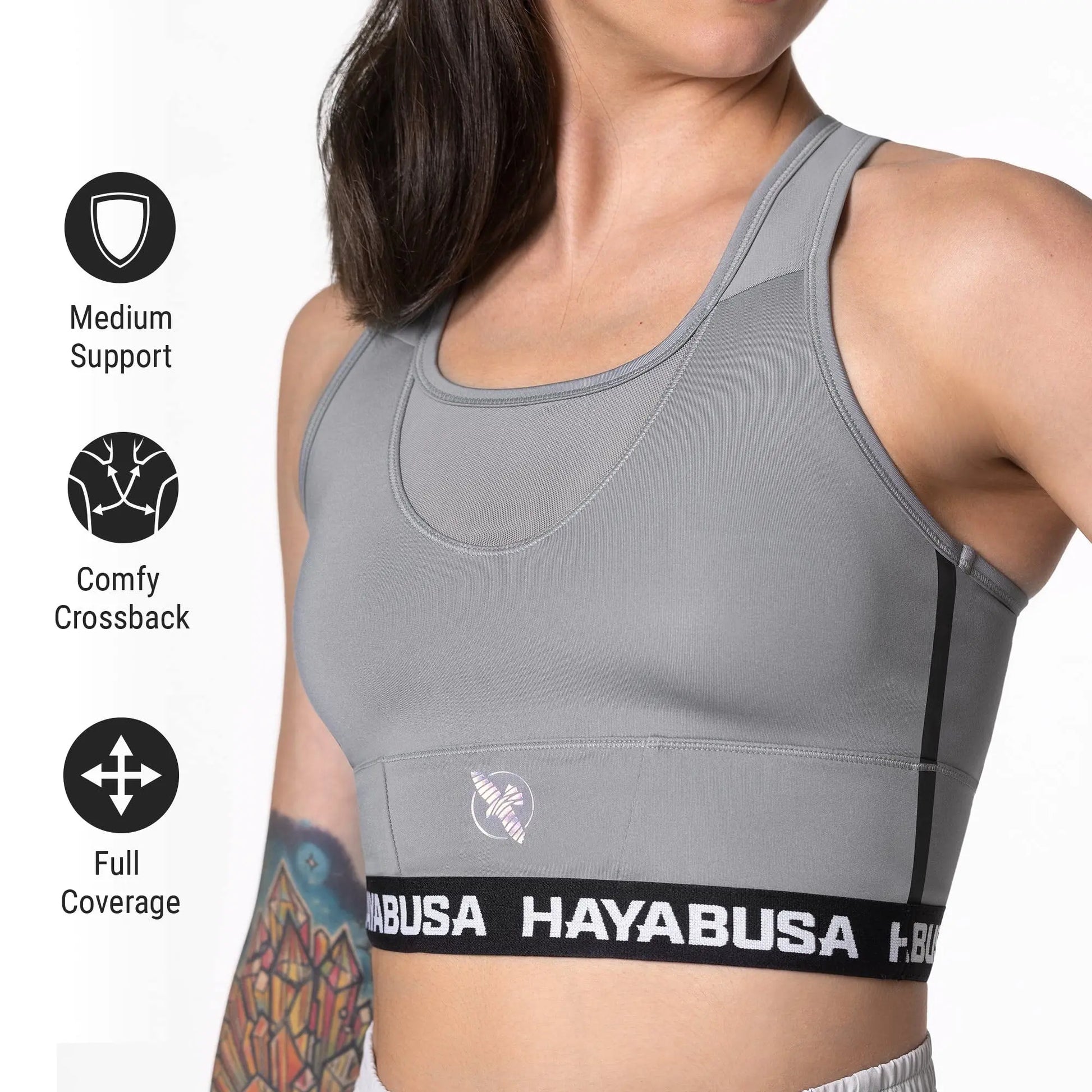 Hayabusa Women's Crossback Sports Bra - The Champ Gear