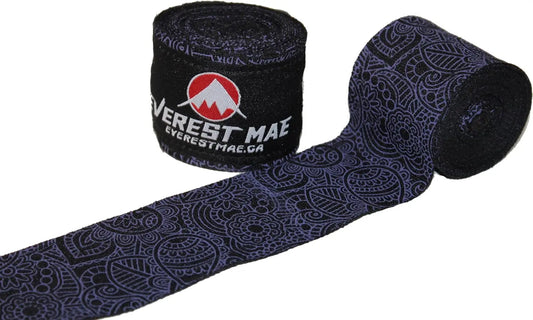 Everest MAE Hand Wraps 4.5 Meter 180 Inches Elasticated Thumb Loop Bandages Inner Gloves, Muay Thai MMA Kickboxing Martial Arts The Champ Gear