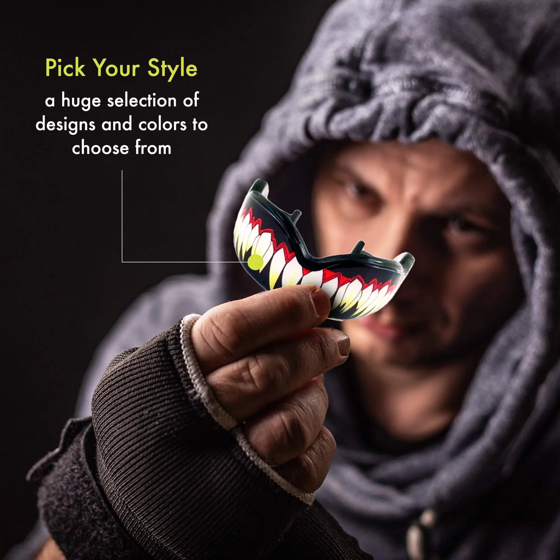 DAMAGE CONTROL High Impact Mouth Guard, Mouthguards for Sports, Boxing, Roller Derby, Hockey, Lacrosse Mouth Guard, Mouth Guards with Ultra Fit and Protection Against Shock The Champ Gear