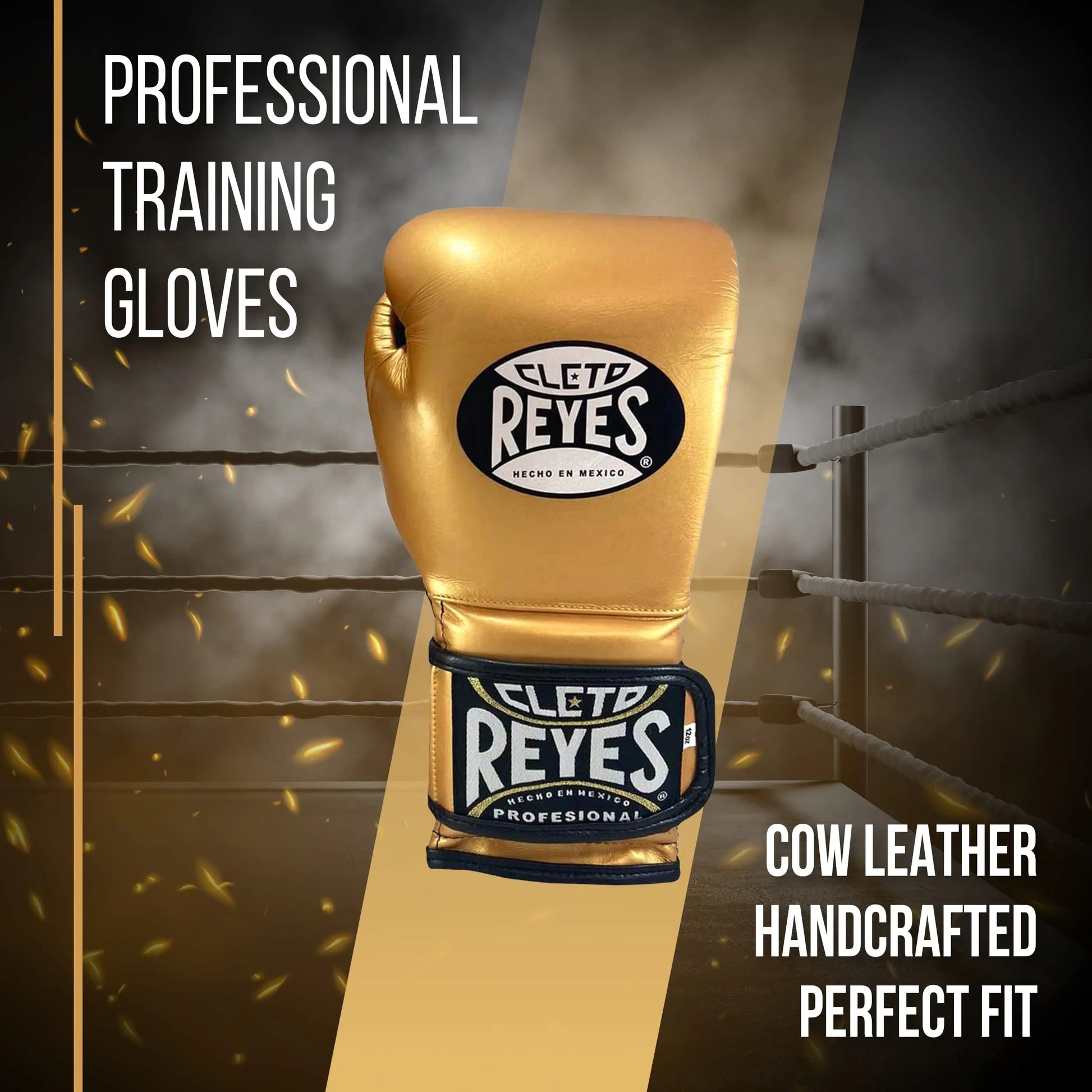 Cleto Reyes Hook and Loop Training Gloves, RETG1 The Champ Gear
