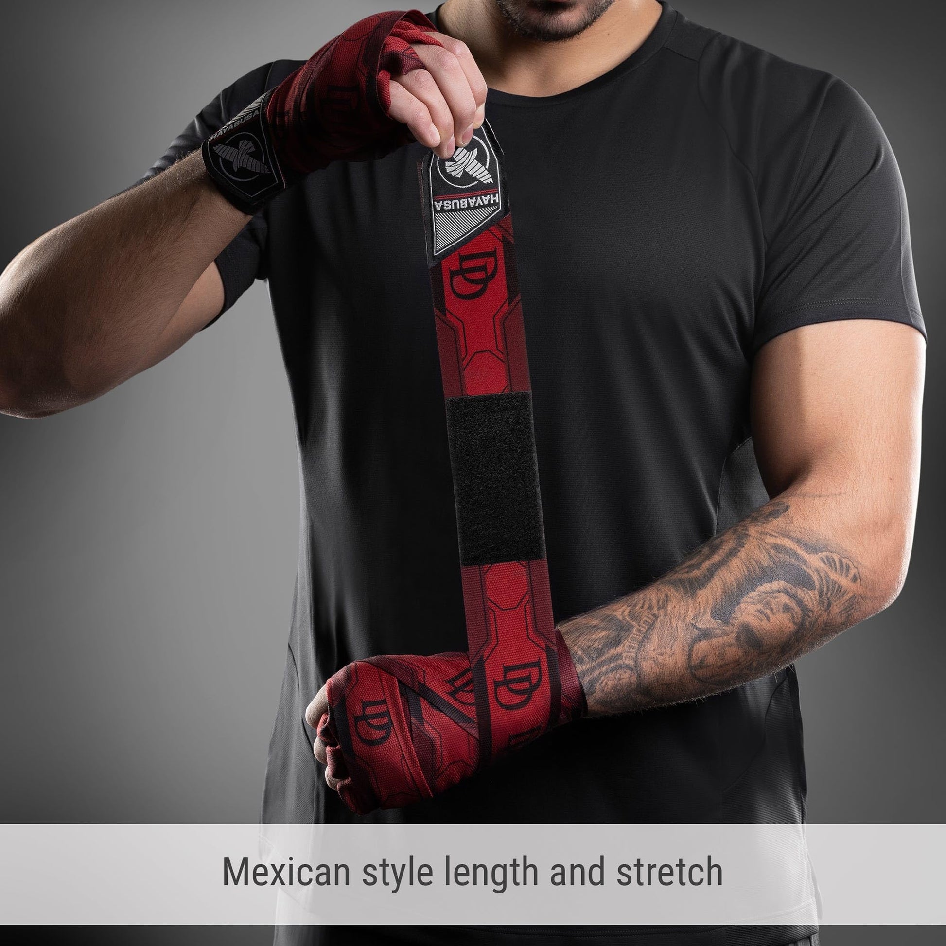 Hayabusa Marvel Hero Elite Mexican Style Boxing Hand Wraps for Men & Women The Champ Gear