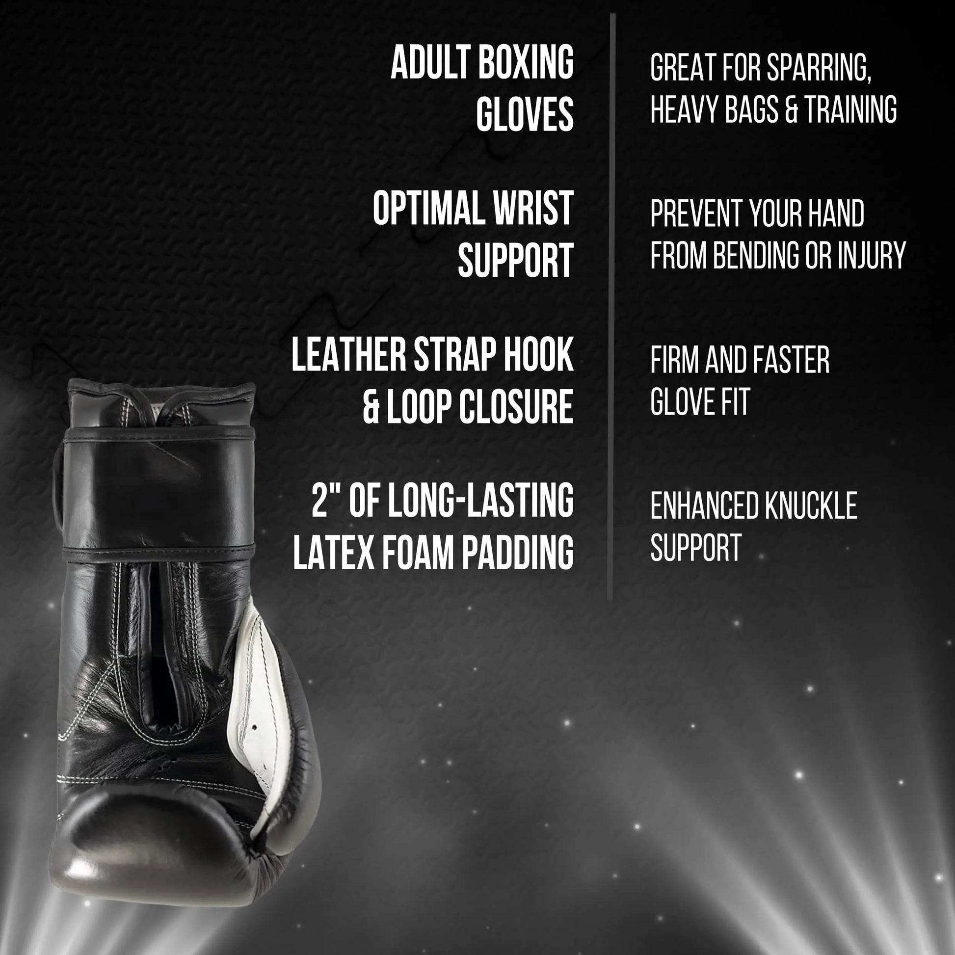 Cleto Reyes Hook and Loop Training Gloves, RETG1 The Champ Gear