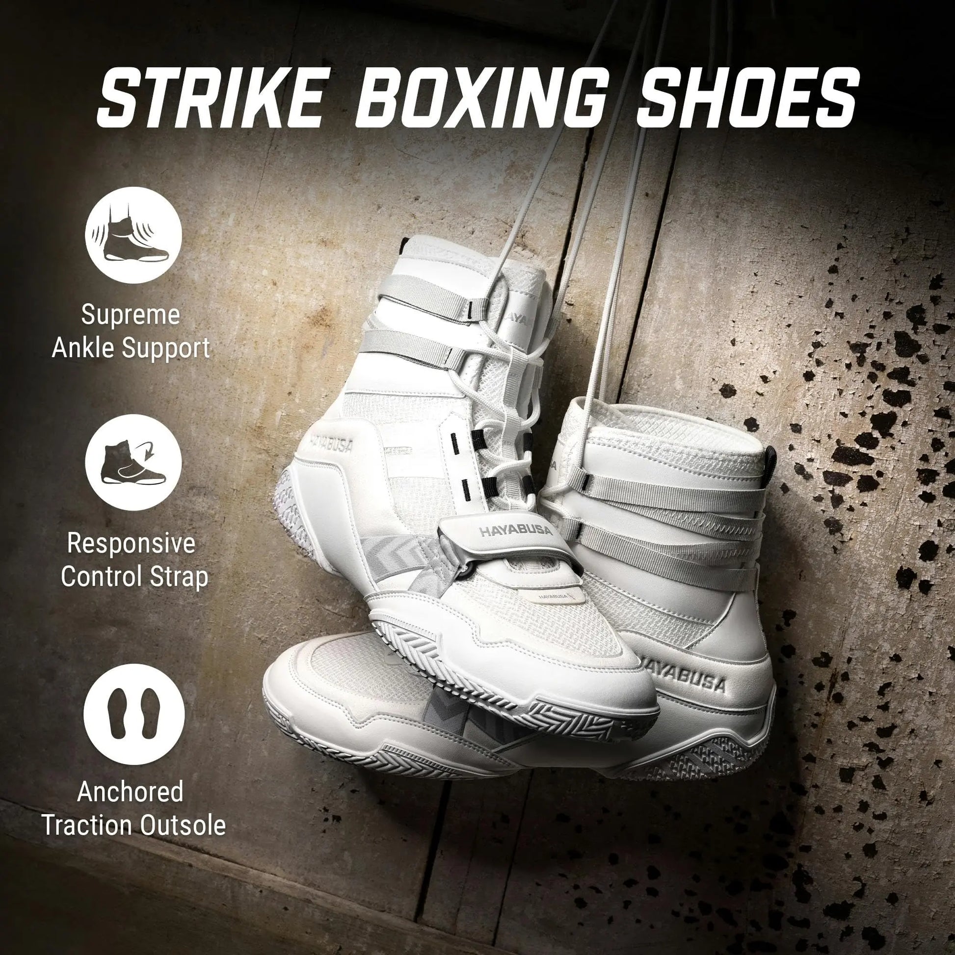 Hayabusa Strike Boxing Shoes for Men and Women - The Champ Gear
